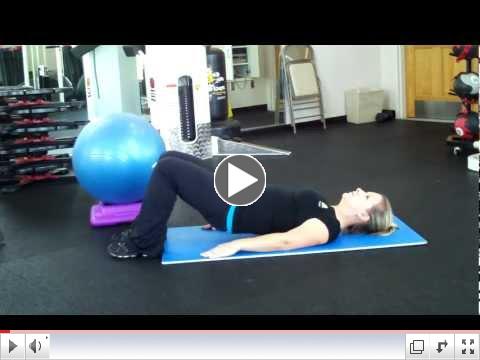 Fitness Pointe Glute Bridge Progression