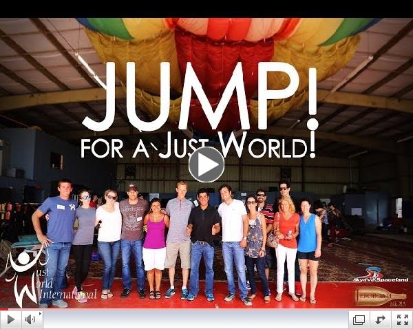 Jump for a Just World! Skydiving with World Renown