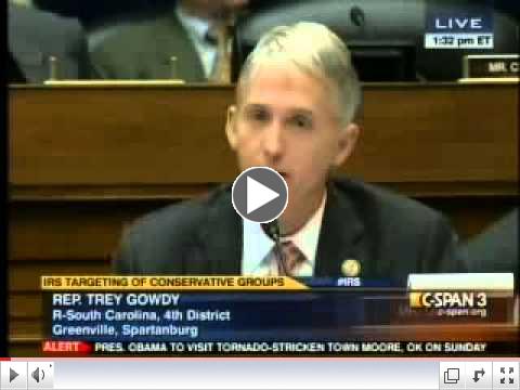 Rep. Trey Gowdy Questions Fmr. IRS Commissioner Shulman