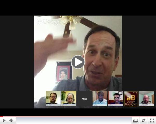 AUTISM BRAINSTORM: GUY TALK with Dr. Robert Naseef, April 2014, Awareness is not enough