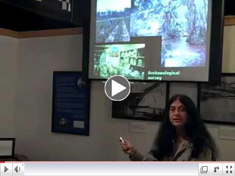 Archaeologist Dr. Nancy White Lectures at the Apalachicola Maritime Museum 12-08-12