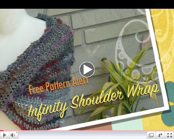 Crochet Infinity Shoulder Wrap: Free Pattern Alert