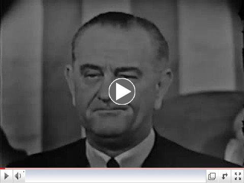LBJ State of Union War on Poverty