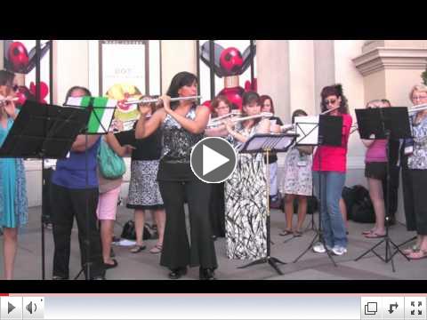 Stars and Stripes Forever, Viviana's Las Vegas Flute Flash Mob