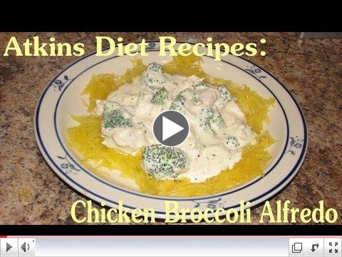 Atkins Diet Recipes: Low Carb Chicken Alfredo (IF)