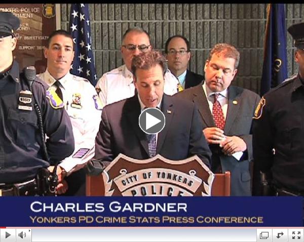 Mayor Spano and YPD Present 2012 Crime Stats
