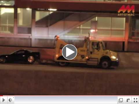 Owner and IDOT Trash C5 Corvette, 2:00am, 3/18/11