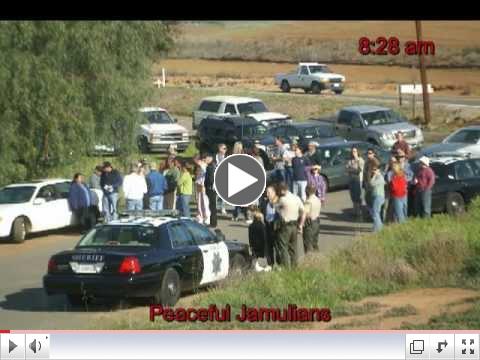 Eviction Protest Slide Show - Jamul, CA