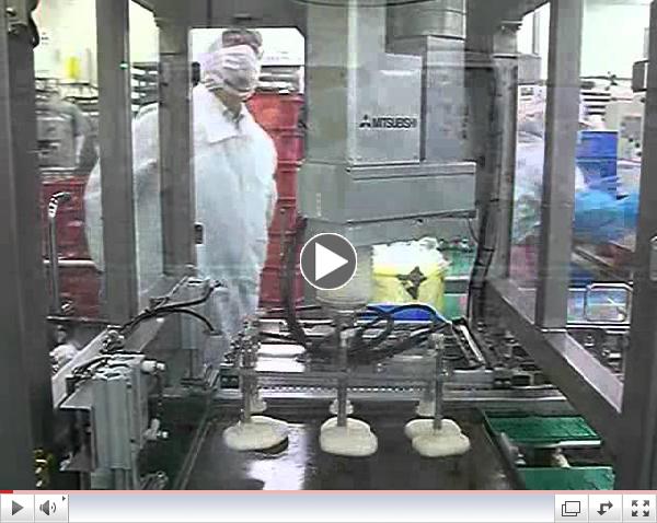 Mitsubishi Robotics Solutions - Pick and Place - Direct food handling