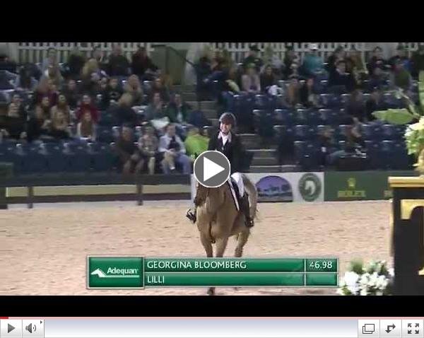 Watch Georgina Bloomberg and Lilli in their winning round!