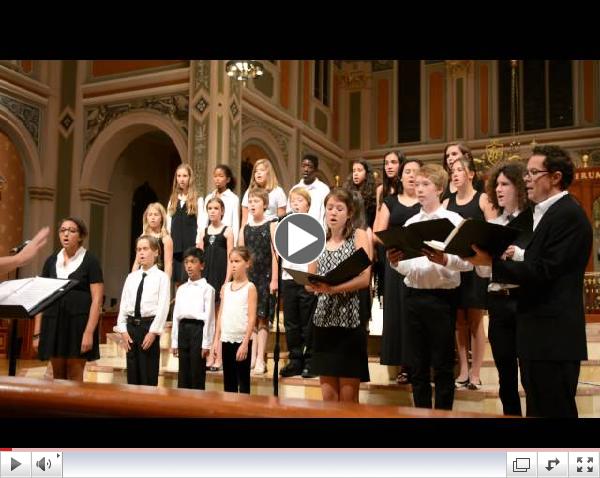 Sacramento Interfaith Youth Choir performance, 10-9-2014