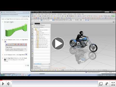 CAM Logic's Tech Tuesdays- Whats New in NX8 CAD Part 1