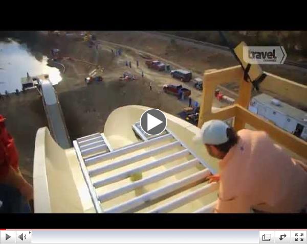 SNEAK PEEK: The Making Of The World's Tallest Water Slide -- Verrückt in Kansas City, KS