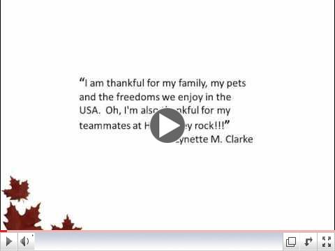 Giving Thanks