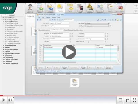 New Job Security and Desktop in Sage 100 Contractor