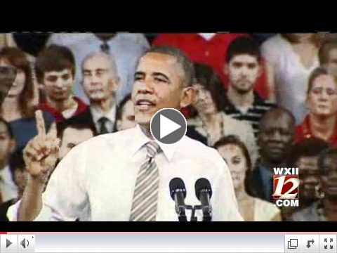 Obama Touts Jobs During NC Visit