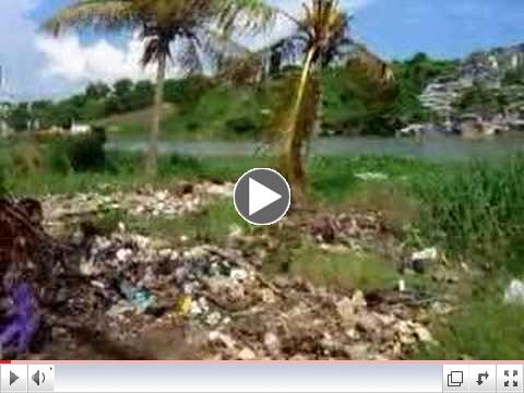 The favela 'La Cie'naga'in Haiti