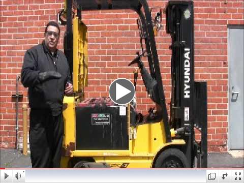 Forklift maintenance - How to water your electric forklift battery