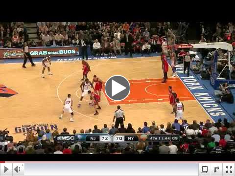 Jeremy Lin NYK v NJN (Feb 4, 2012)  25pts 7ast 5reb - Career high points