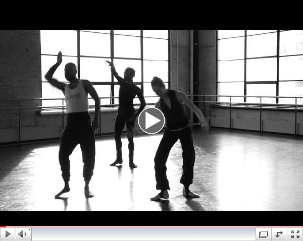 Wendy Whelan and choreographer Kyle Abraham in rehearsal for Restless Creature