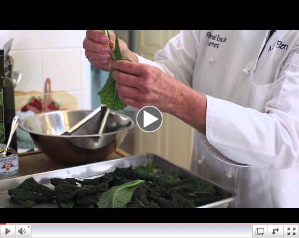 Making Kale Chips