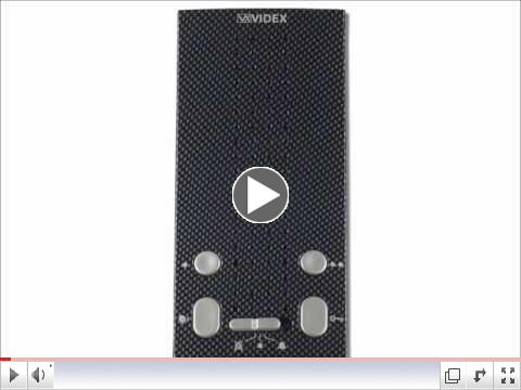 Videx's range of audio and video apartment intercoms