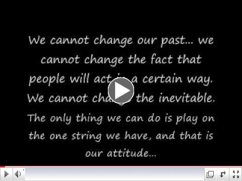 Chuck Swindoll - Attitude