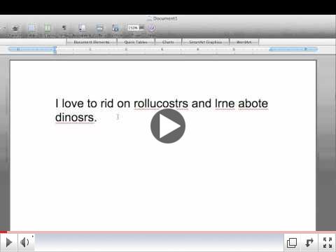 Spell Check in MS Word vs Google Docs YouTube Video 