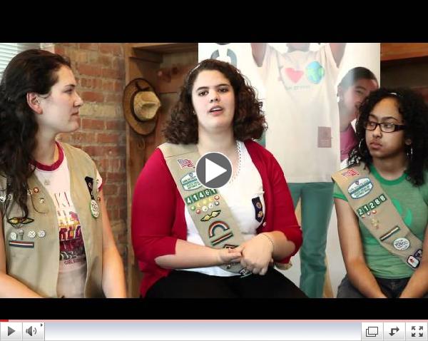 Girl Scouts Talk Leadership