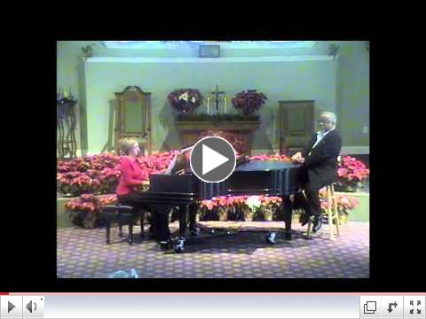 St. Francis-Springboro offers a YouTube Merry Christmas with The Rev. Edward Payne (Baritone) and Jenny Catalan (Piano)