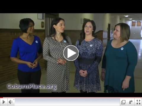 Coburn Place PSA featuring: Ericka Flye of RTV6, Kalen Irsay and Carlie Irsay-Gordon of the Indianapolis Colts