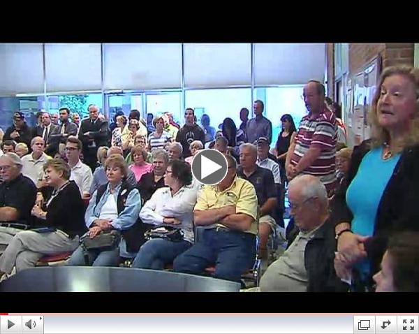 Town hall anger: 'We're dying out here!'