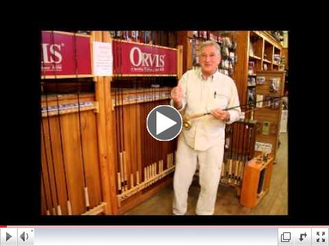 Tom Finkbiner of Slate Run Tackle talks about Dave Wonderlich's Superfine fly rod and Hydros reel.