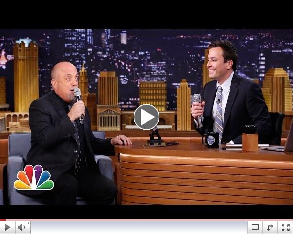 Billy Joel and Jimmy Fallon Form 2-Man Doo-Wop Group Using iPad App