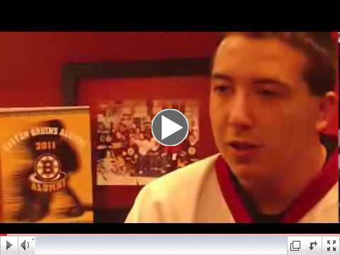 Joe Campagna - Youngest Player Ever to Play in Boston Bruins Alumni Hockey Game