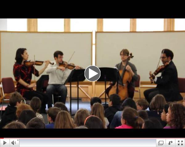 Haven String Quartet Performs at Foote School