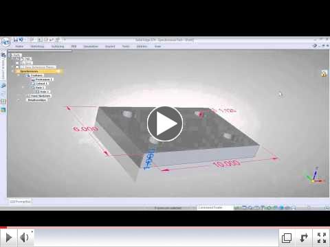 CAM Logic's Tech Tuesday- Solid Edge Tips for the Pro