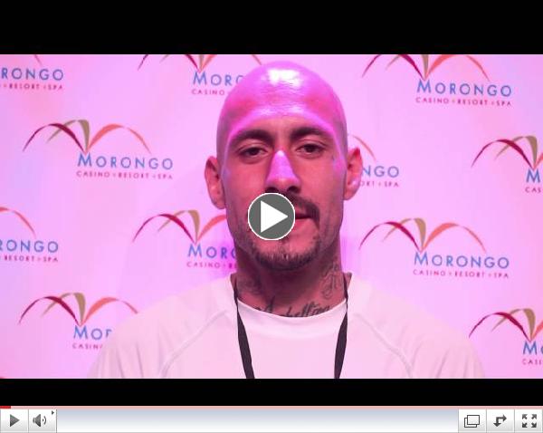 Joaquin Steve talks about making his return to the ring at the Morongo Casino