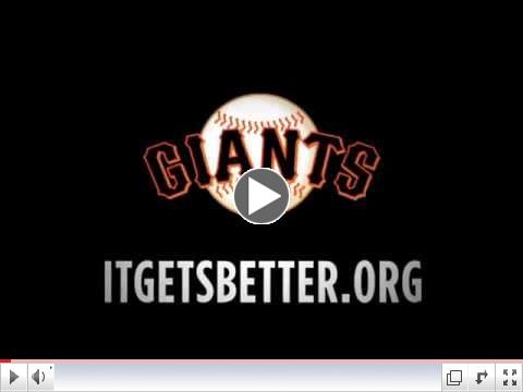 Giants and ItGetsBetter.org