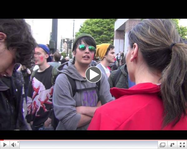 Interview With May Day Protestors