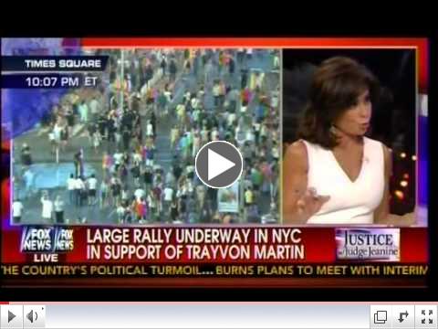Judge Jeanine Pirro - The Politics Of Justice - Opening Statement! - July 14, 2013