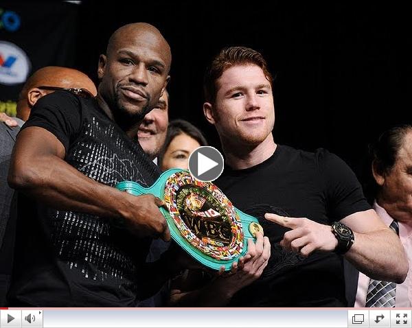 Mayweather Vs. Canelo final press conference prior to 