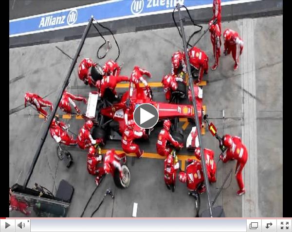 Ferrari F1 Pit Stop Perfection - Very fast!