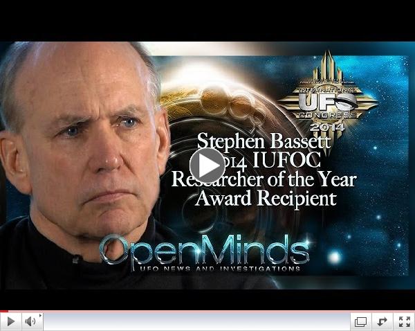 Stephen Bassett 2014IUFOC Researcher of the Year
