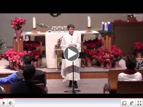 Pr. Christine's Christmas Eve Sermon - Up in Flames