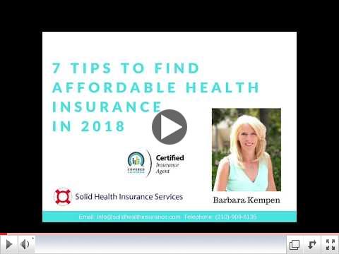 7 Tips to Find Affordable Health Insurance in 2018