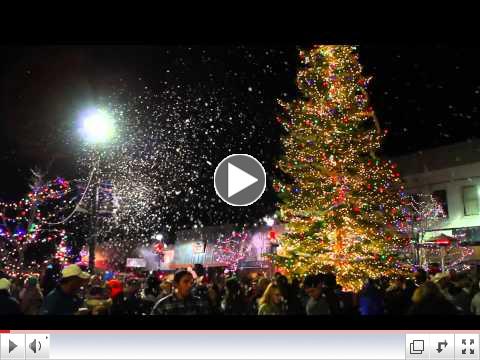 The Annual Christmas Tree Lighting on Main Street, Fallon.