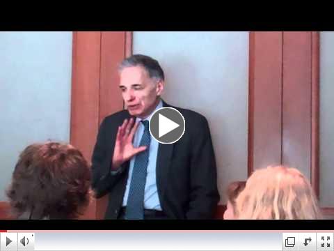 Ralph Nader at CRPE's Luke Cole Memorial Fellowship Luncheon
