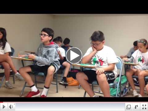 Class Time - Tombola - Summer Camp, Day 15 - July 14, 2017 - Video 2 