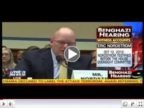 Benghazi WhistleBlower Eric Nordstrom Chokes Up During Benghazi Hearing Opening Testimony